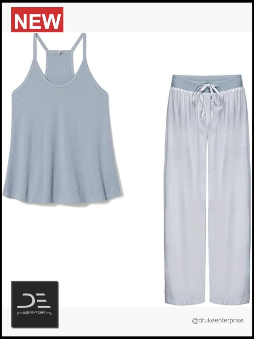 Supima Cotton Modal Spaghetti Strap Cami Pajama Set
